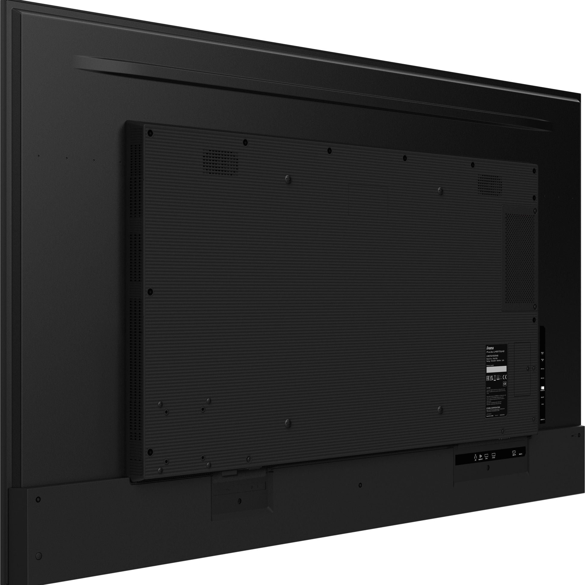 Black iiyama ProLite LH6575UHS-B1AG 65" IPS 4K UHD 24/7 Digital Signage Display with Android OS