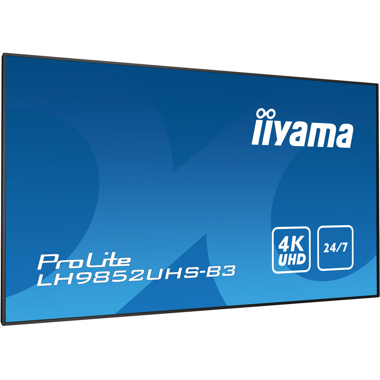 Dark Cyan iiyama ProLite LH9852UHS-B3 98" 4K Professional Digital Signage 24/7 LFD