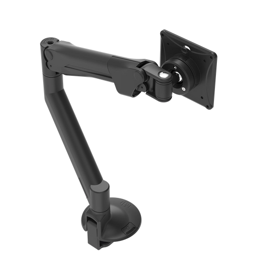 Dark Slate Gray Metalicon Levo GMA921 Dynamic Gas Lift Monitor Arm for Single Screen