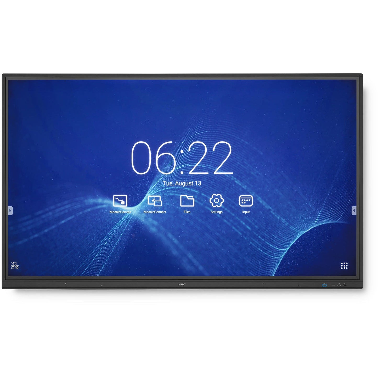 Dark Slate Blue NEC MultiSync® CB861Q LCD 86" Infrared Touch Collaboration Display