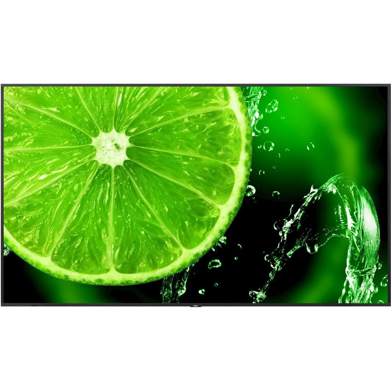 Lime Green NEC MultiSync® E758 LCD 75" Essential Large Format Display