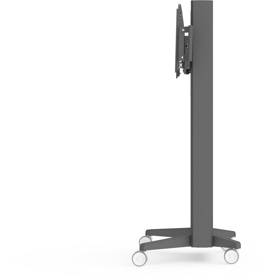 Dim Gray Sharp / NEC PD03MHA High End Mobile Height Adjustable Trolley for interactive LFDs from 46" to 98"