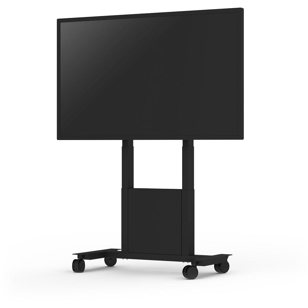 Dark Slate Gray Sharp / NEC PD02MHA Entry Level Automatic Height Adjustable Trolley for interactive LFDs from 46" to 84"