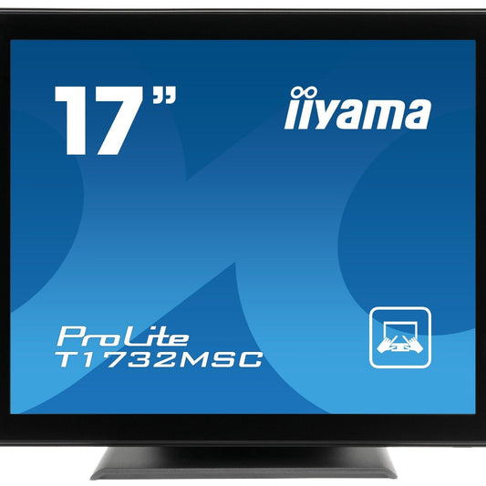 Dark Cyan iiyama ProLite T1732MSC-B1SAG 17" PCAP 10pt Touch Screen with AntiGlare Coating