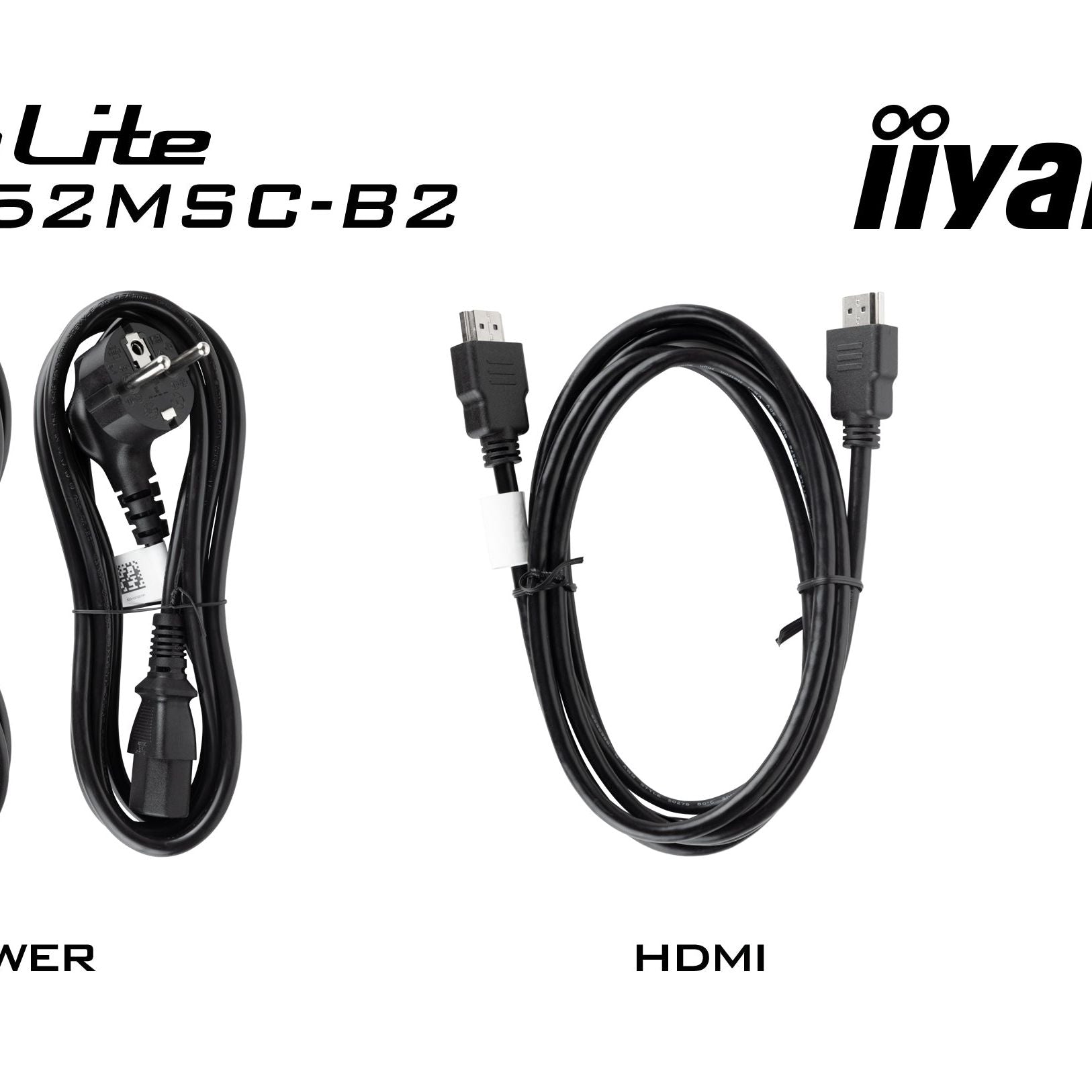 Dark Slate Gray iiyama ProLite T2252MSC-B2 21.5" IPS PCAP Edge-to-Edge 10pt Touch Screen