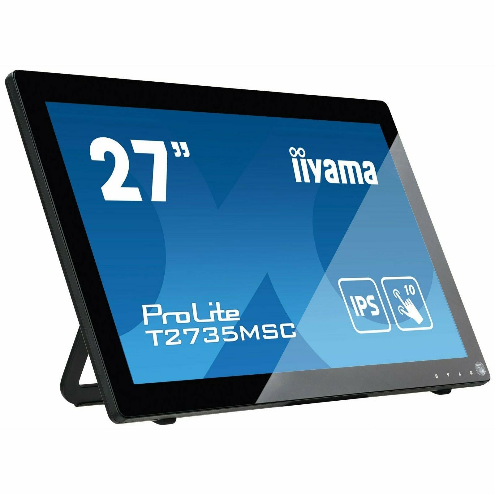 Steel Blue iiyama ProLite T2735MSC-B3 27" 10 pt Touch Screen Display with Integrated Webcam