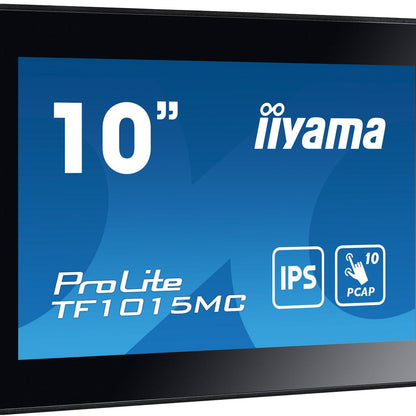 Dark Cyan iiyama ProLite TF1015MC-B3 10.1" 10pt PCAP Open Frame IPS Touch Screen