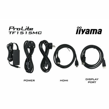 Black iiyama ProLite TF1515MC-B2 15" IP65 Open Frame Touch Screen