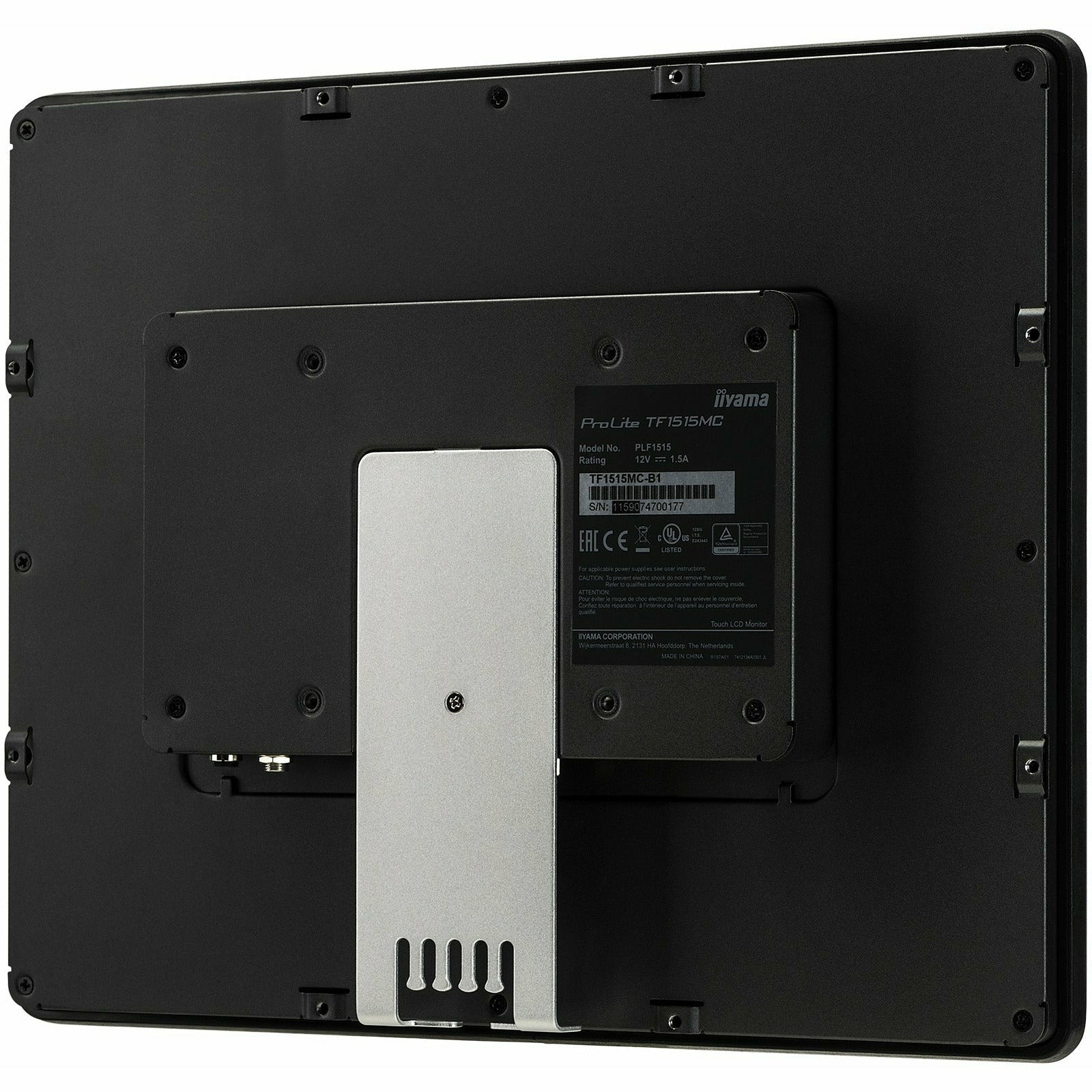 Black iiyama ProLite TF1515MC-B2 15" IP65 Open Frame Touch Screen