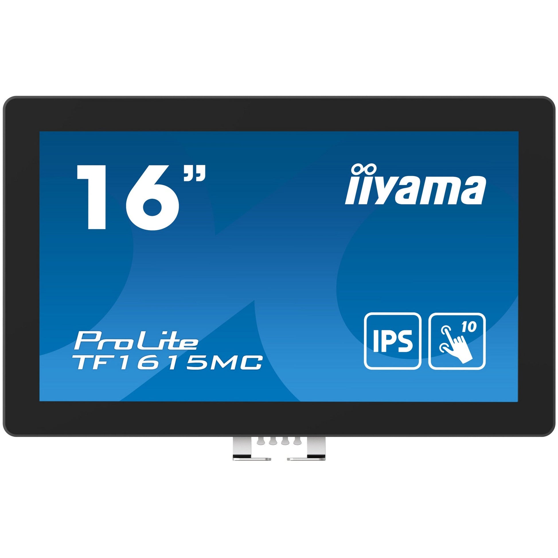 Dark Cyan iiyama ProLite TF1615MC-B1 15.6" IP65 Anti Fingerprint Open Frame Touch Screen Display