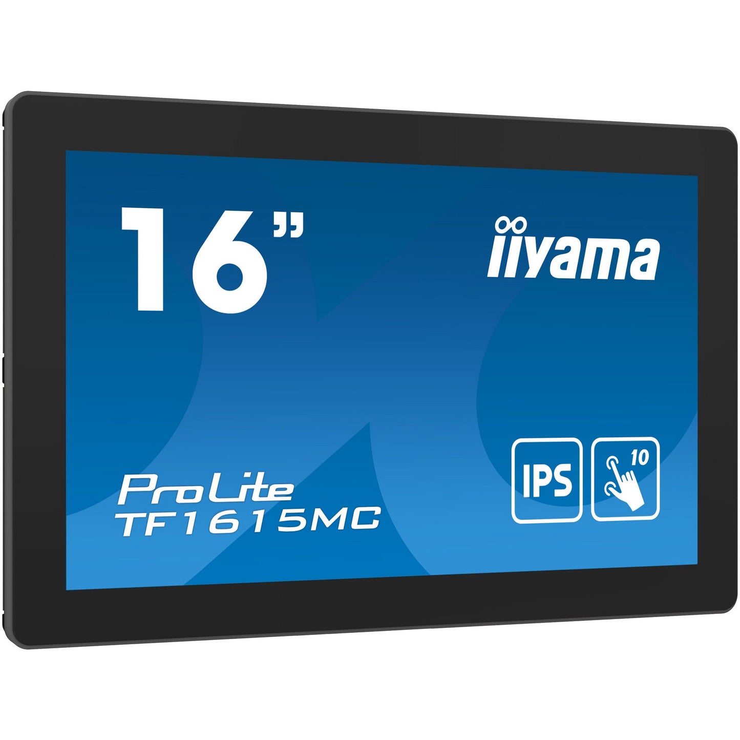 Dark Cyan iiyama ProLite TF1615MC-B1 15.6" PCAP IP65 Anti Fingerprint Open Frame Touch Screen Display