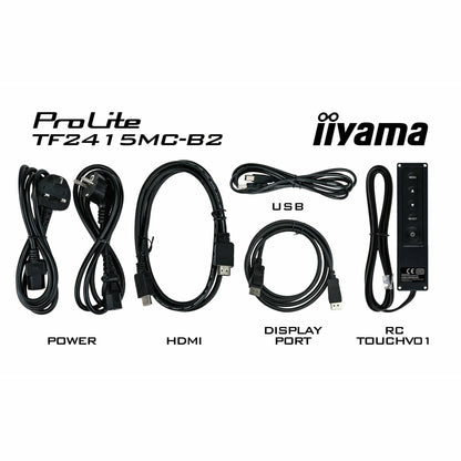 Black iiyama ProLite TF2215MC-B2 22" Capacitive Touch Screen IPS Display