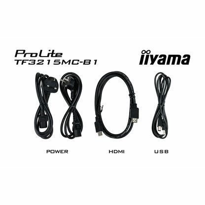 Black iiyama ProLite TF3215MC-B1 32" Capacitive Touch Screen Display