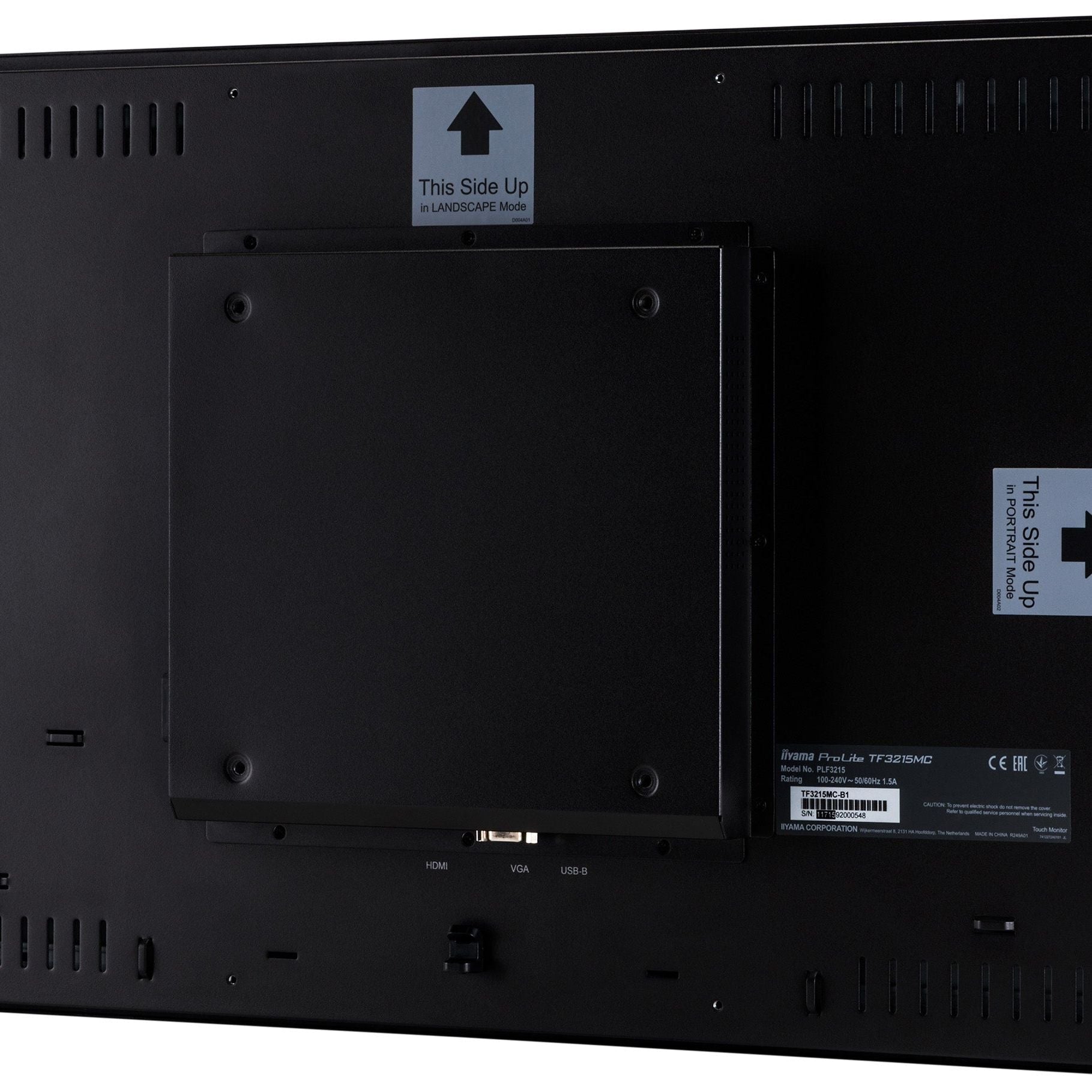 Black iiyama ProLite TF3215MC-B2AG 32" PCAP IP65 Open Frame Touch Screen