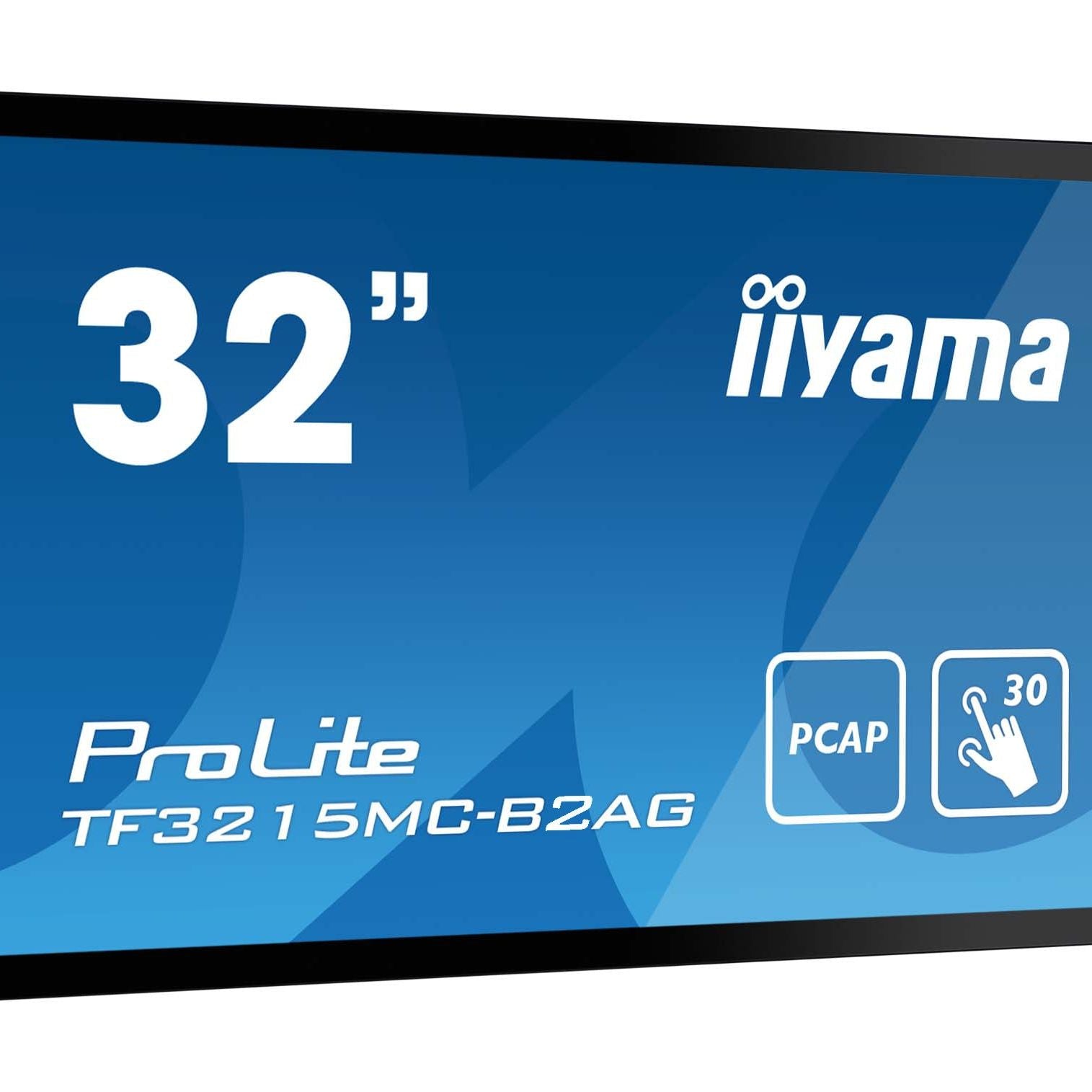 Dark Cyan iiyama ProLite TF3215MC-B2AG 32" PCAP IP65 Open Frame Touch Screen