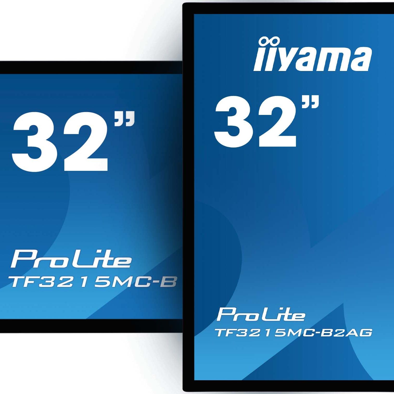Dark Cyan iiyama ProLite TF3215MC-B2AG 32" PCAP IP65 Open Frame Touch Screen