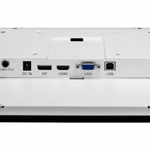 Light Gray AG Neovo TX-2401W 24" Medical IP65 IK08 Touch Screen Monitor with Medical Grade PSU