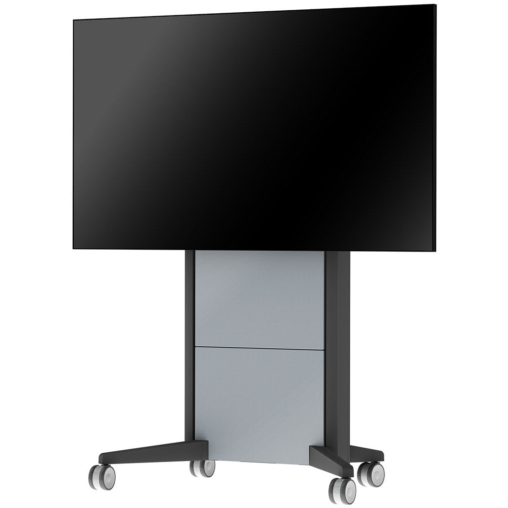 Dark Gray Sharp / NEC PD03MHA High End Mobile Height Adjustable Trolley for interactive LFDs from 46" to 98"
