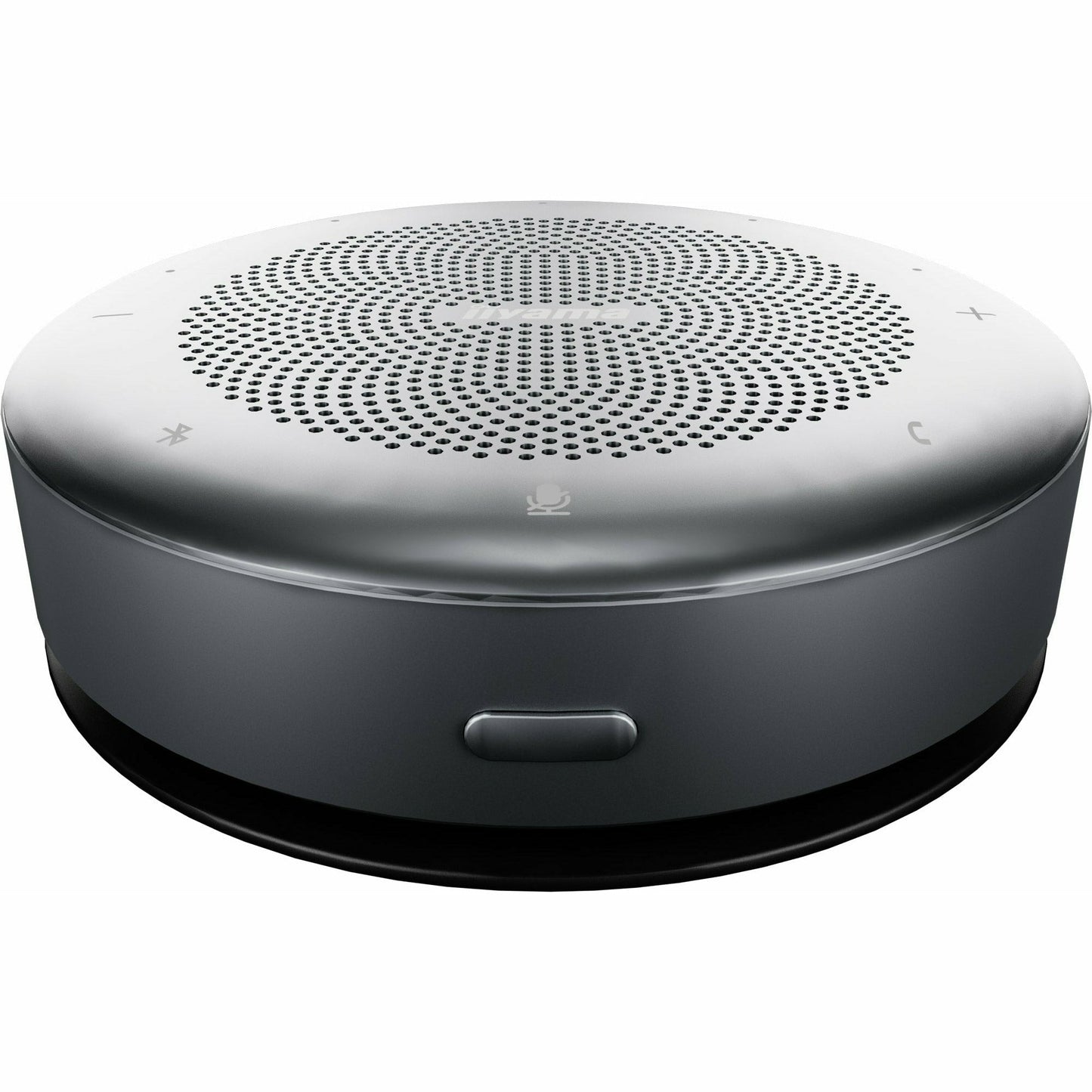 Light Gray iiyama UC SPK01M Bluetooth Meeting Room Microphone Puck