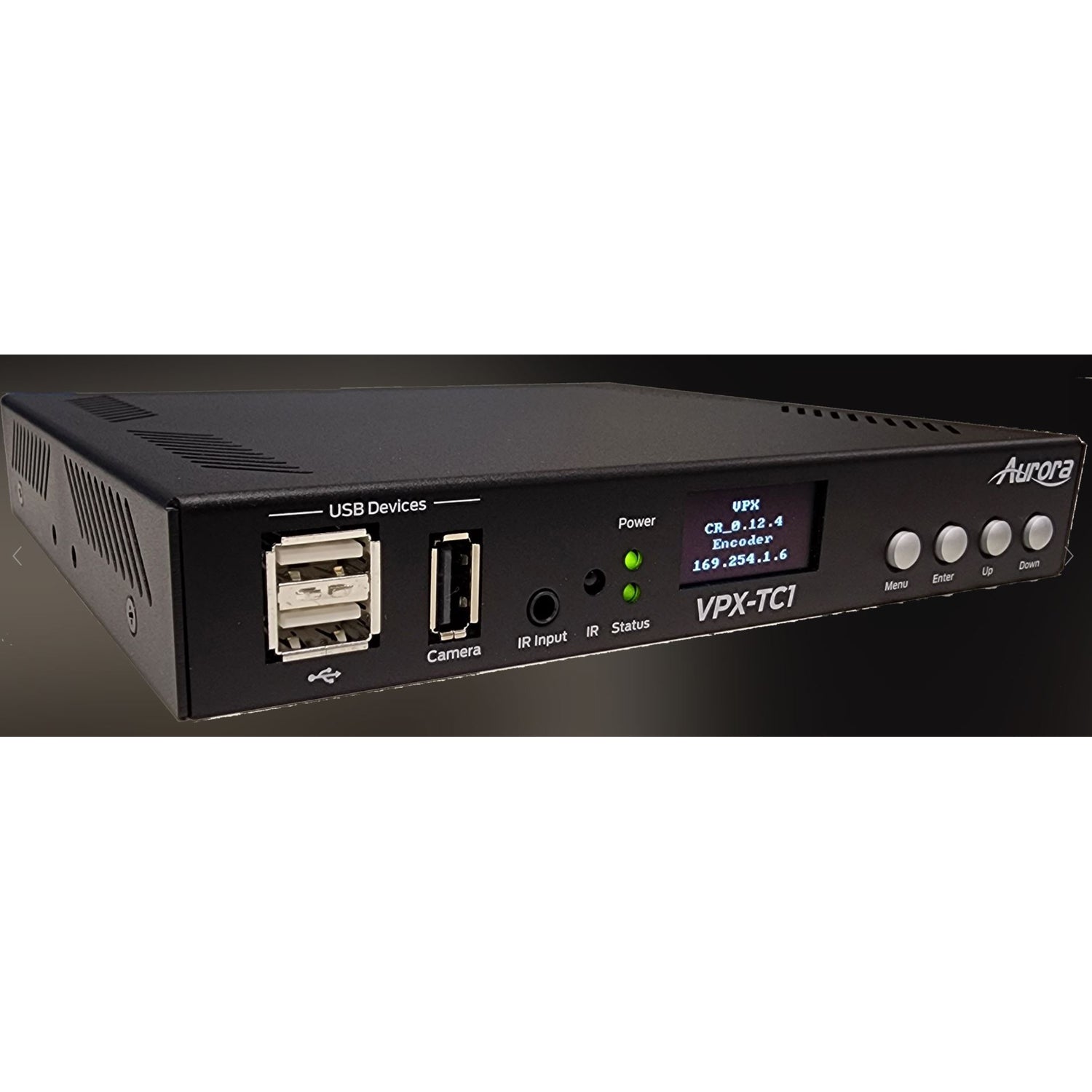 Dark Slate Gray Aurora Multimedia VPX-TC1-LT Next-Gen 4K30 4:4:4 1Gbps AV-over-IP Transceiver Box