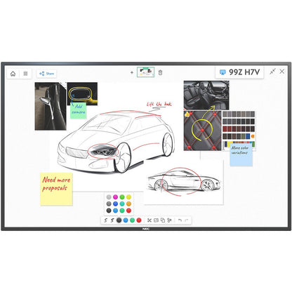 Beige NEC MultiSync® V754Q IGB LCD 75" InGlass™Touch Display