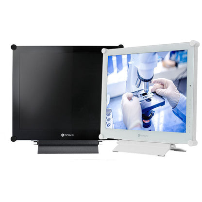 Light Gray AG Neovo X-19E 19-Inch 5:4 Semi-Industrial Monitor With Metal Casing