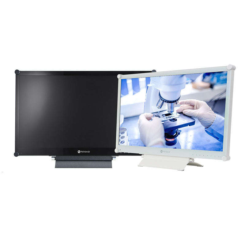 Light Gray AG Neovo X-24E 24-Inch 1080p Semi-Industrial Monitor With Metal Casing