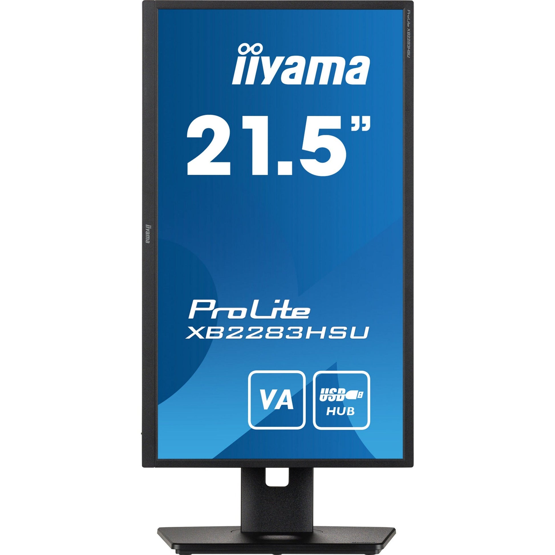 Dark Cyan Iiyama ProLite XB2283HSU-B1 21.5” Full HD VA monitor with Height Adjust Stand