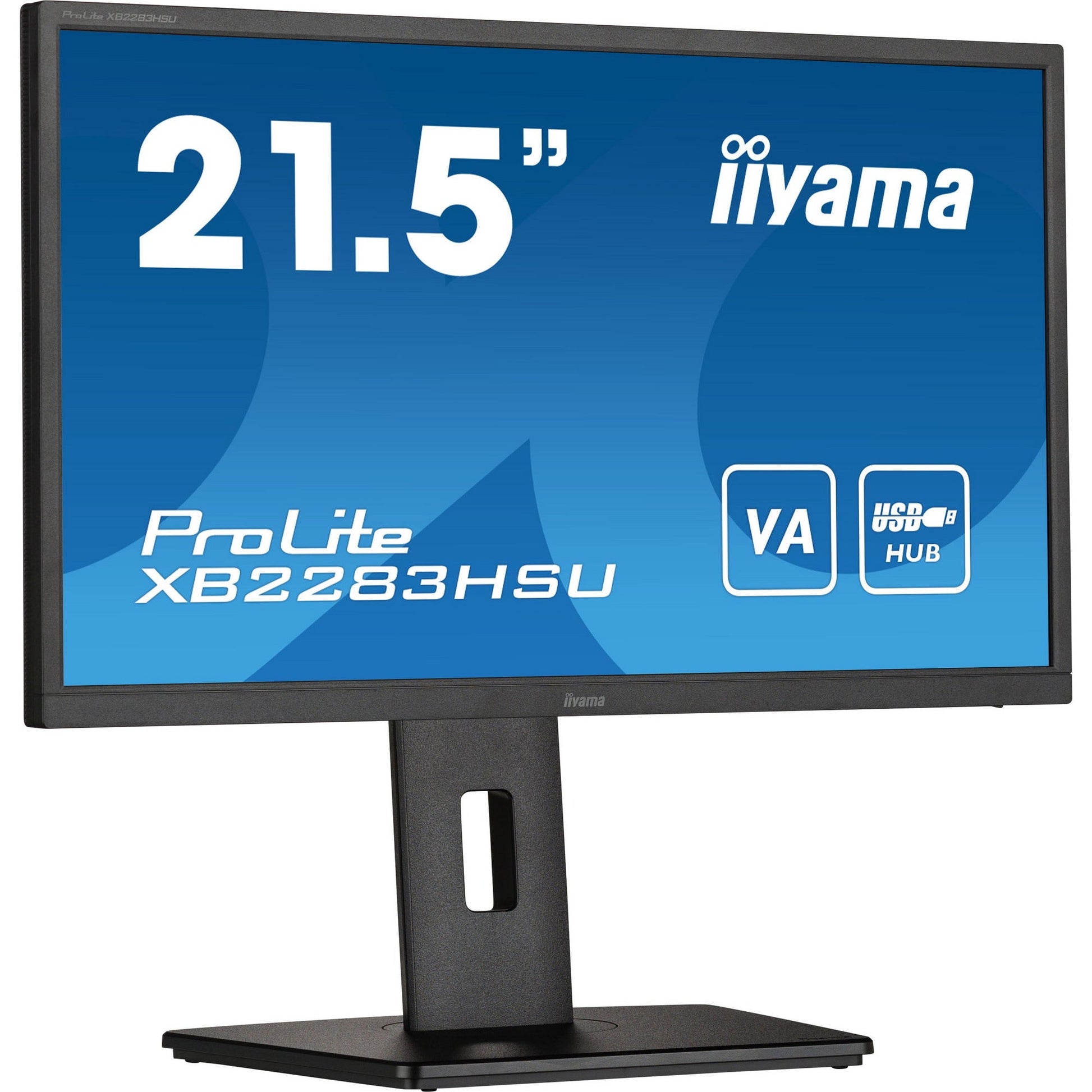 Dark Cyan Iiyama ProLite XB2283HSU-B1 21.5” Full HD VA monitor with Height Adjust Stand