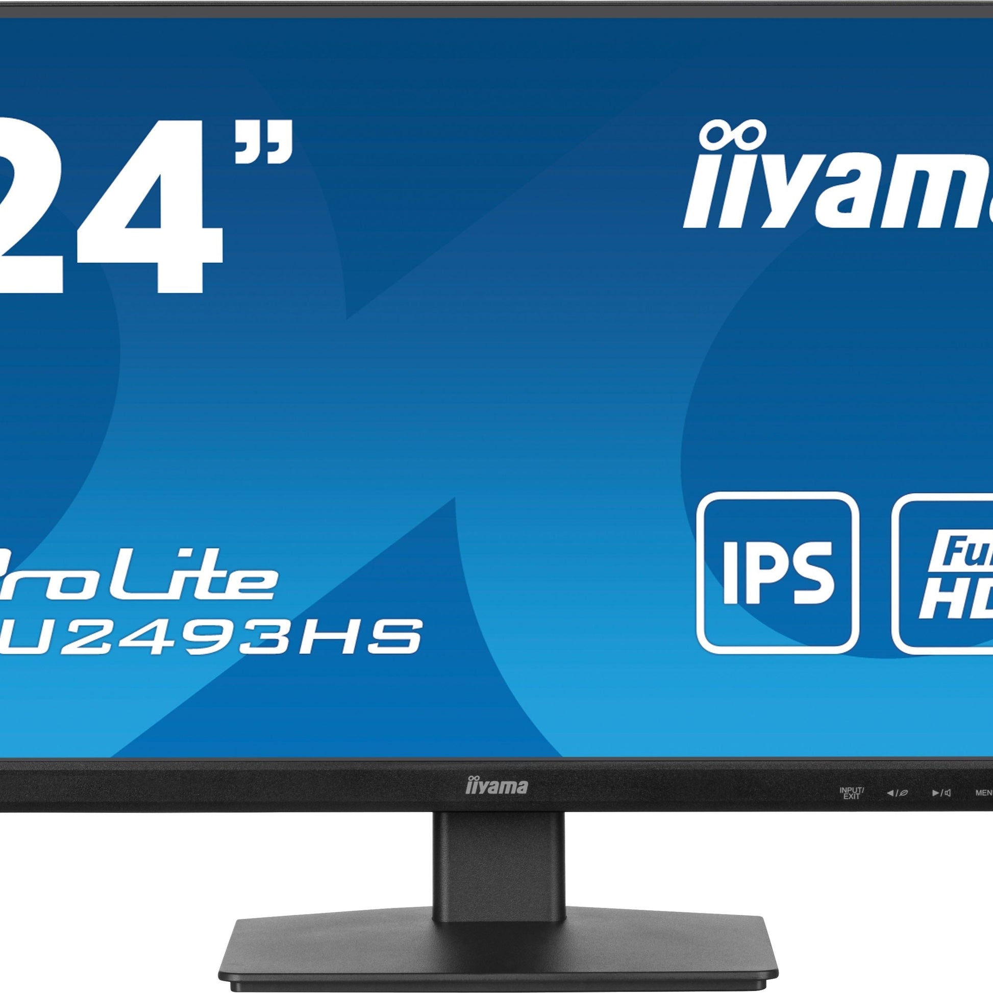 Dark Cyan iiyama ProLite XU2493HS-B6 24” IPS 3-side borderless Desktop Monitor