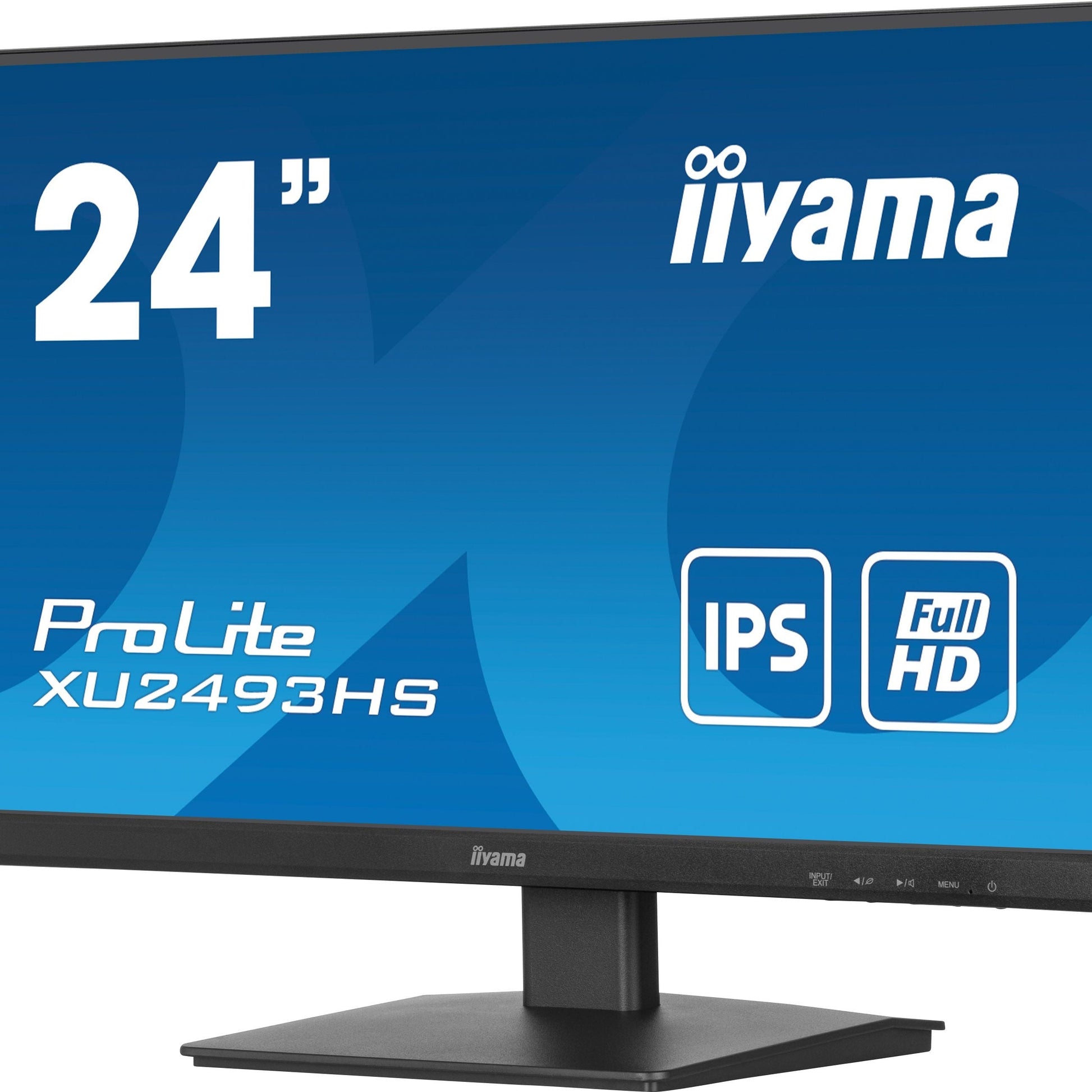 Dark Cyan iiyama ProLite XU2493HS-B6 24” IPS 3-side borderless Desktop Monitor