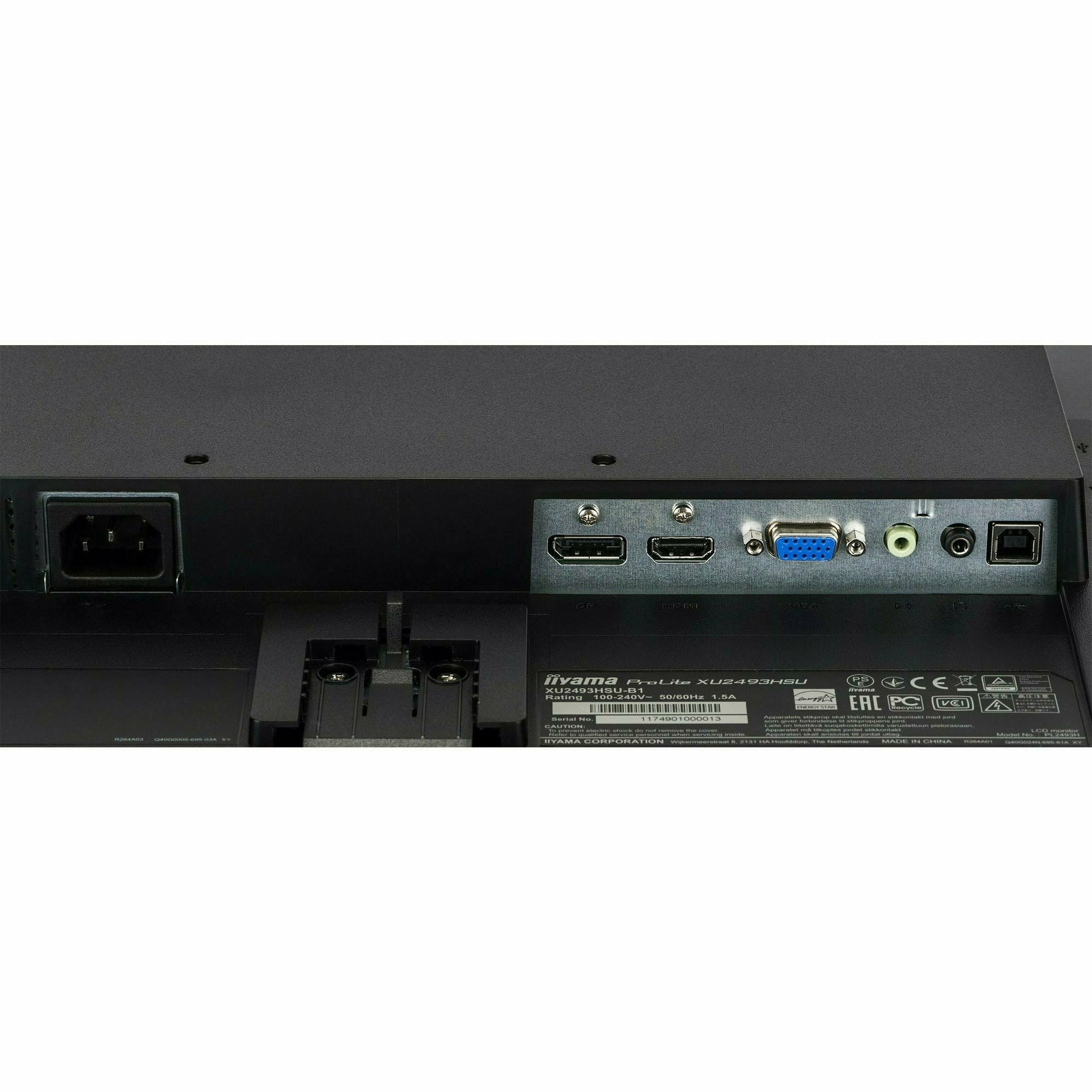 Dark Slate Gray iiyama ProLite XU2493HSU-B1 22" IPS LCD Monitor