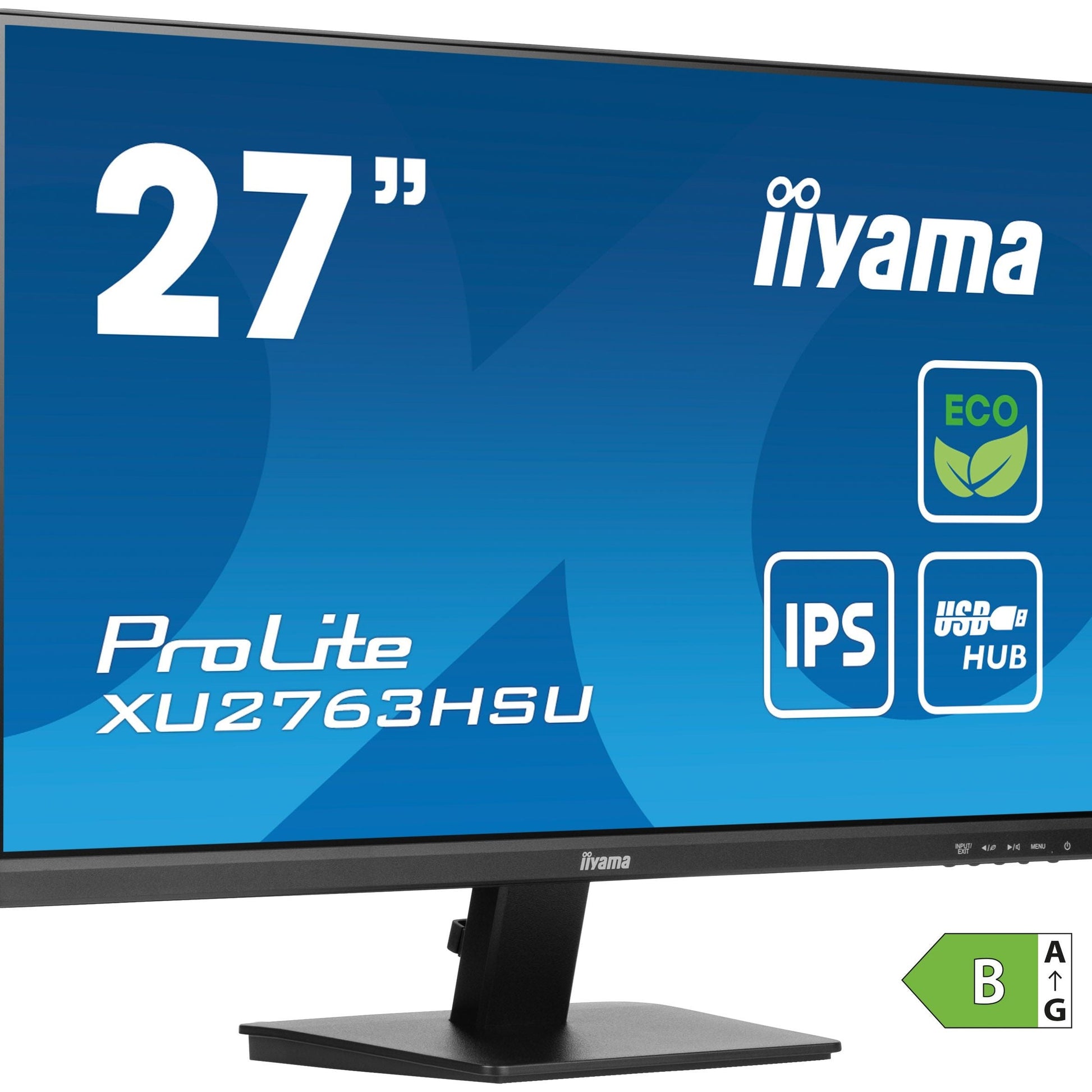 Dark Cyan iiyama ProLite XU2763HSU-B1 27” IPS, Full HD panel with B energy class