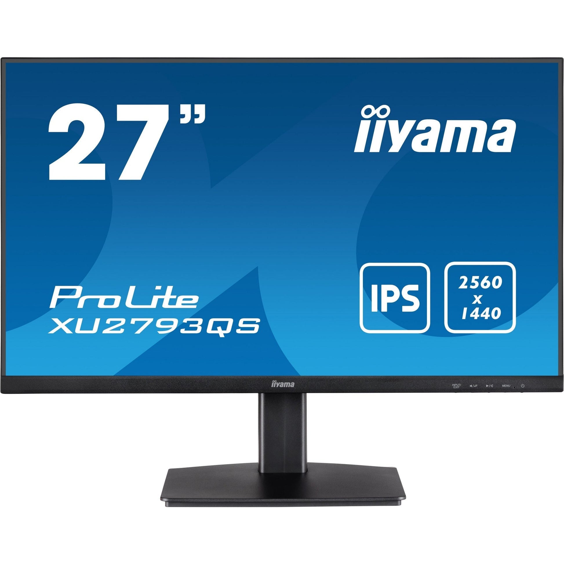 Dark Cyan Iiyama ProLite XU2793QS-B1 27” IPS WQHD 3-Side Borderless Monitor