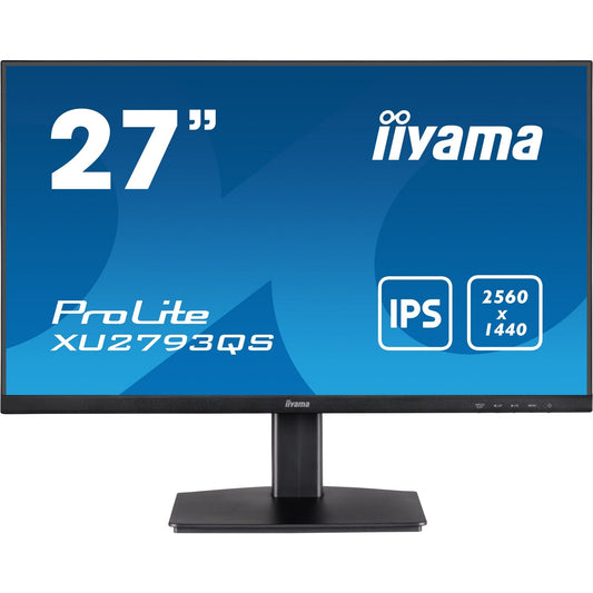 Dark Cyan Iiyama ProLite XU2793QS-B1 27” IPS WQHD 3-Side Borderless Monitor