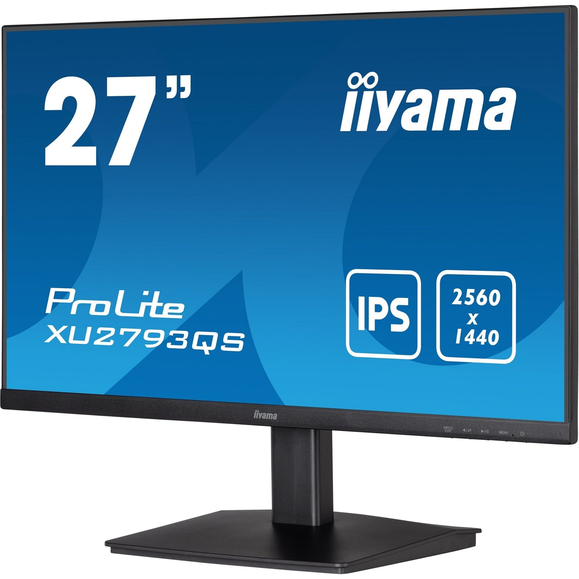 Dark Cyan Iiyama ProLite XU2793QS-B1 27” IPS WQHD 3-Side Borderless Monitor