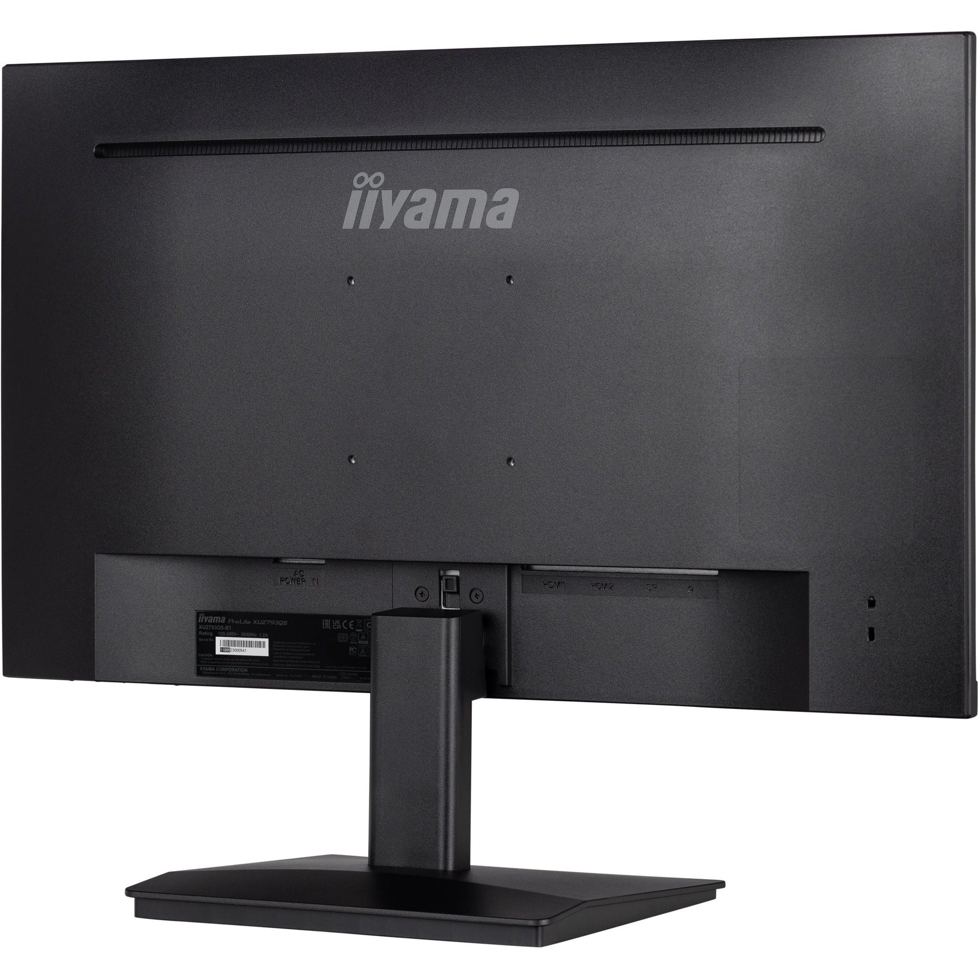 Dark Slate Gray Iiyama ProLite XU2793QS-B1 27” IPS WQHD 3-Side Borderless Monitor