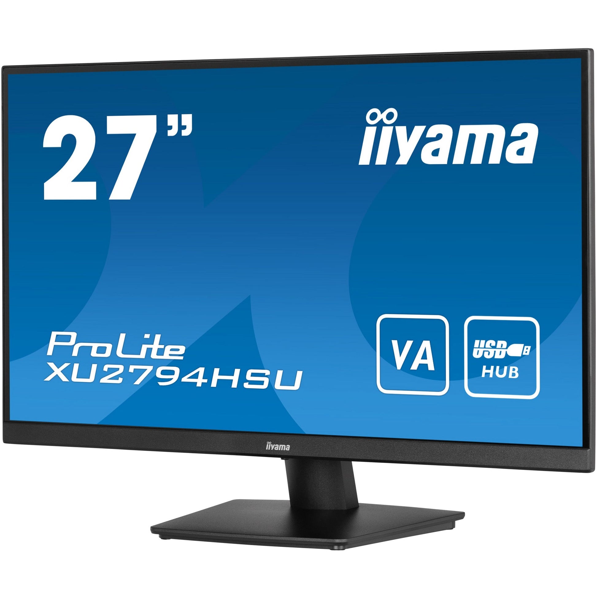 Dark Cyan Iiyama ProLite XU2794HSU-B1 27” Full HD VA Monitor with Height Adjust Stand