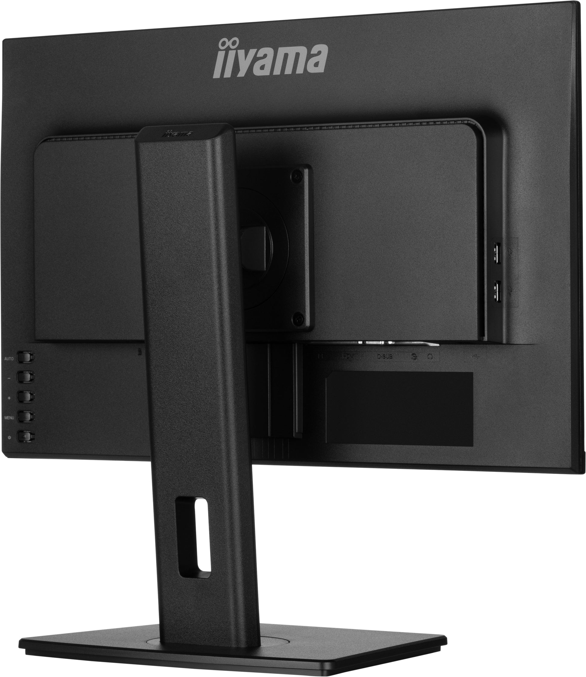 Dark Slate Gray iiyama ProLite XUB2395WSU-B5 22.5” 1920 x 1200 monitor featuring IPS panel technology and a height adjustable stand