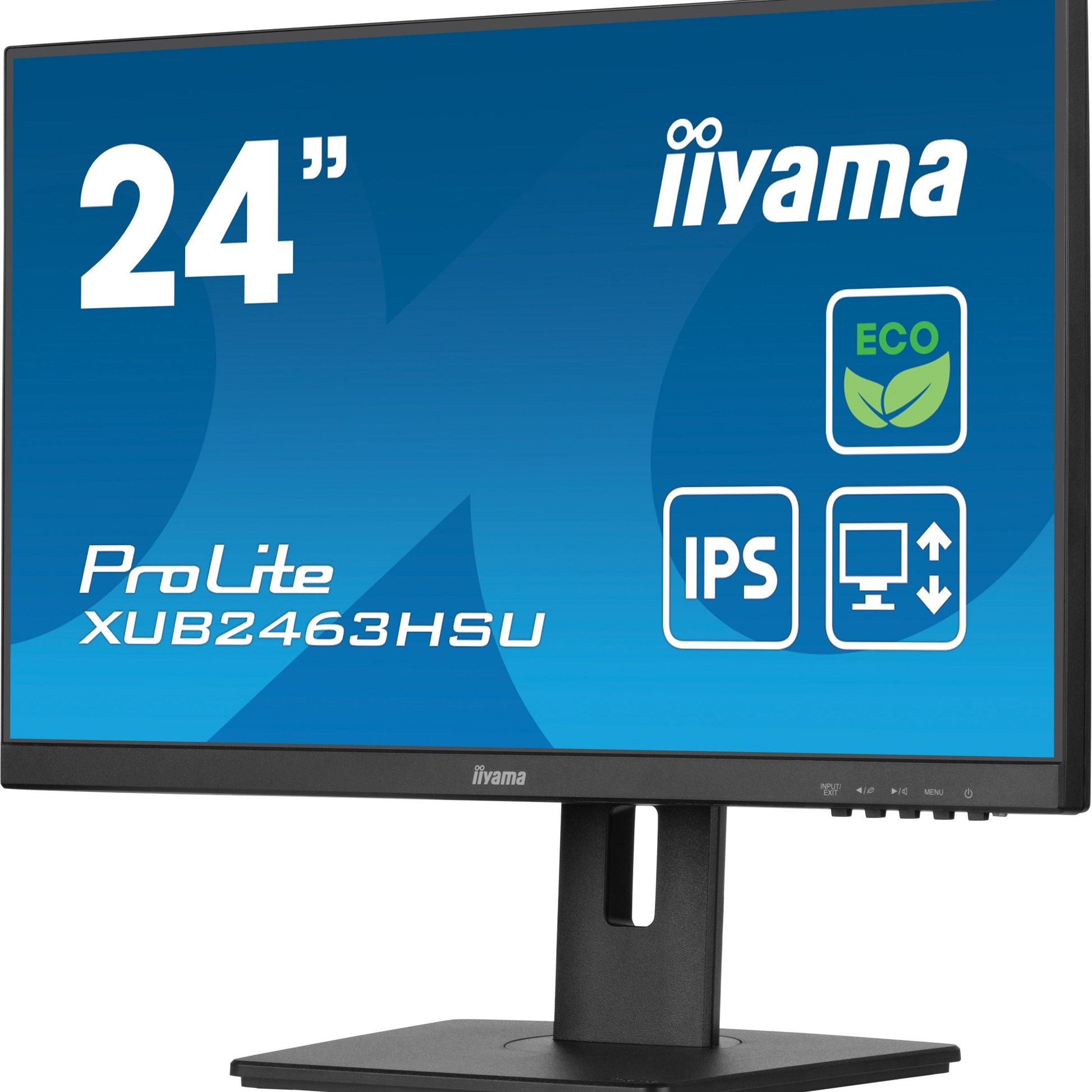 Dark Cyan iiyama ProLite XUB2463HSU-B1 24" IPS, Full HD panel with B energy class