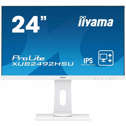 Dark Cyan iiyama ProLite XUB2492HSU-W5 24" IPS Desktop Panel in White