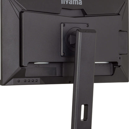 Dark Slate Gray iiyama Prolite XUB2492QSU-B1 24” monitor with USB hub and height adjustable stand