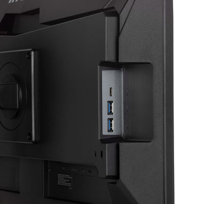 Dark Slate Gray iiyama Prolite XUB2492QSU-B1 24” monitor with USB hub and height adjustable stand