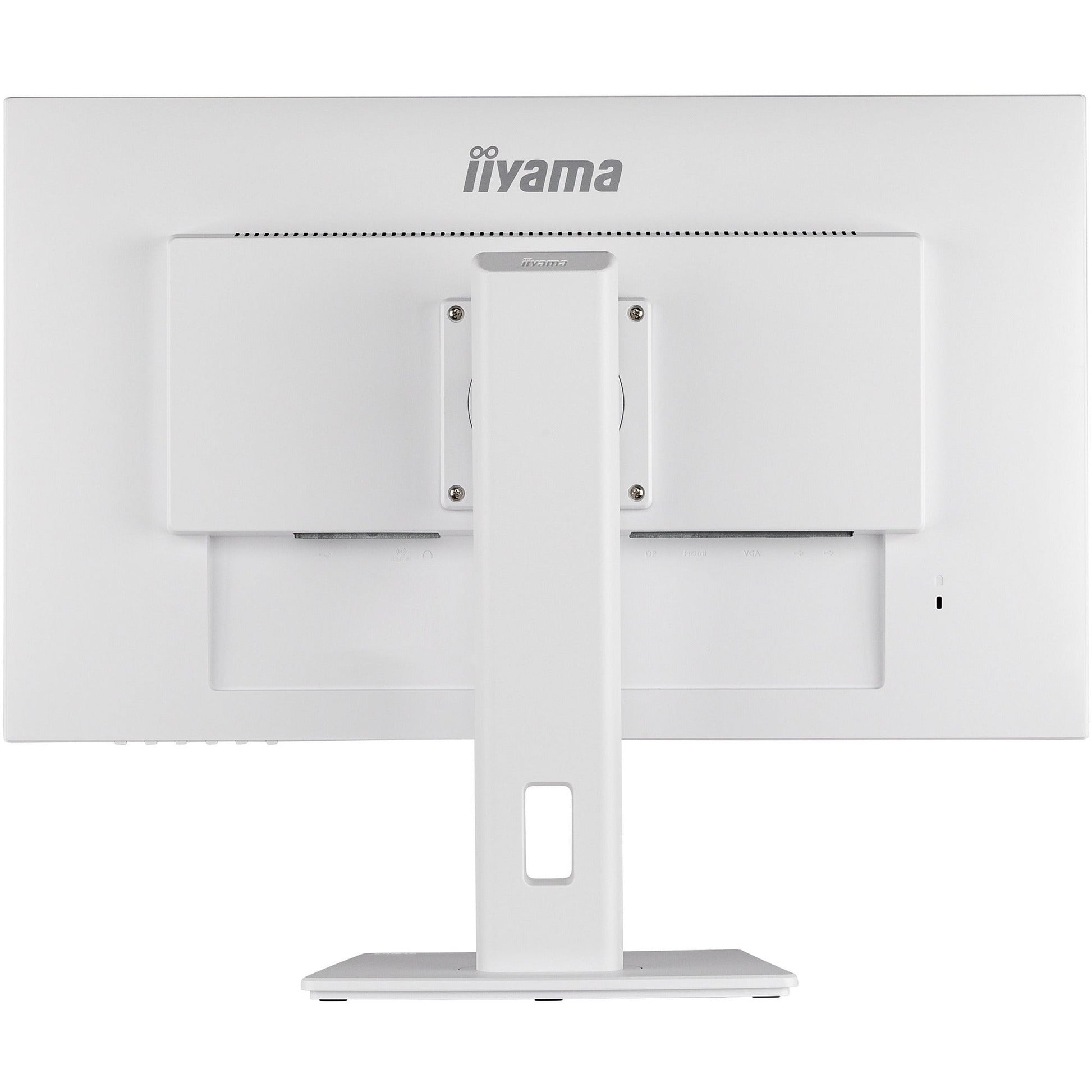 Light Gray Iiyama ProLite XUB2792HSU-W5 27” IPS Monitor with Height Adjust Stand in White