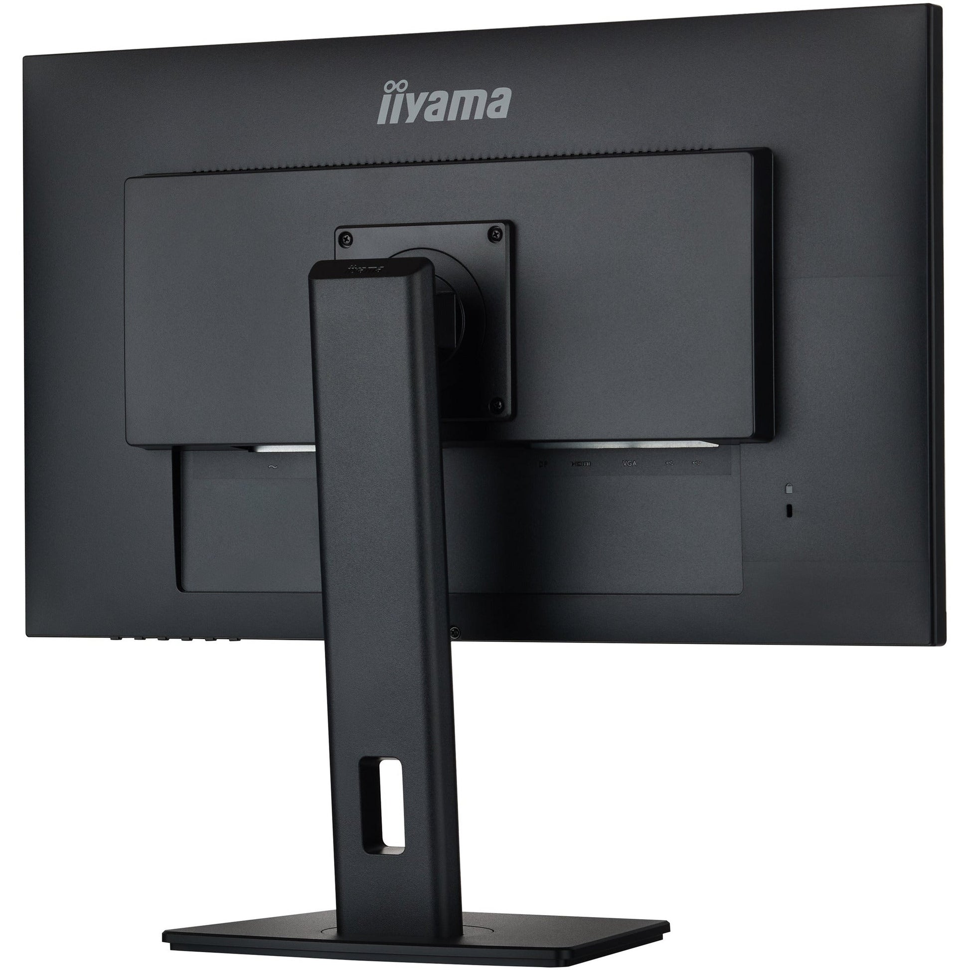 Dark Slate Gray iiyama ProLite XUB2792HSU-B5 27” IPS monitor with Height Adjust Stand