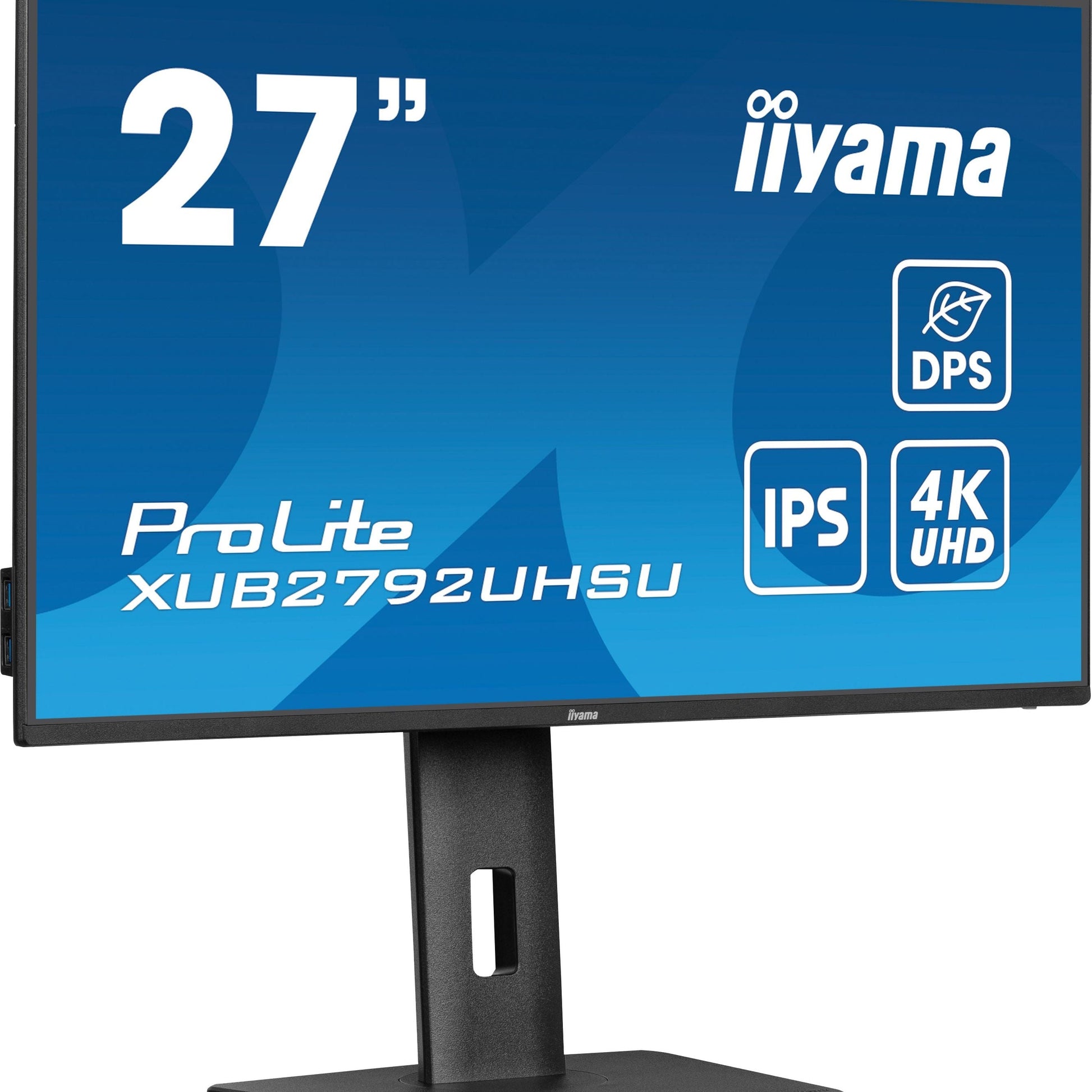 Dark Cyan iiyama ProLite XUB2792UHSU-B6 27" 27’’ IPS 4K Ultra Slim DPS Monitor with Height Adjust Stand
