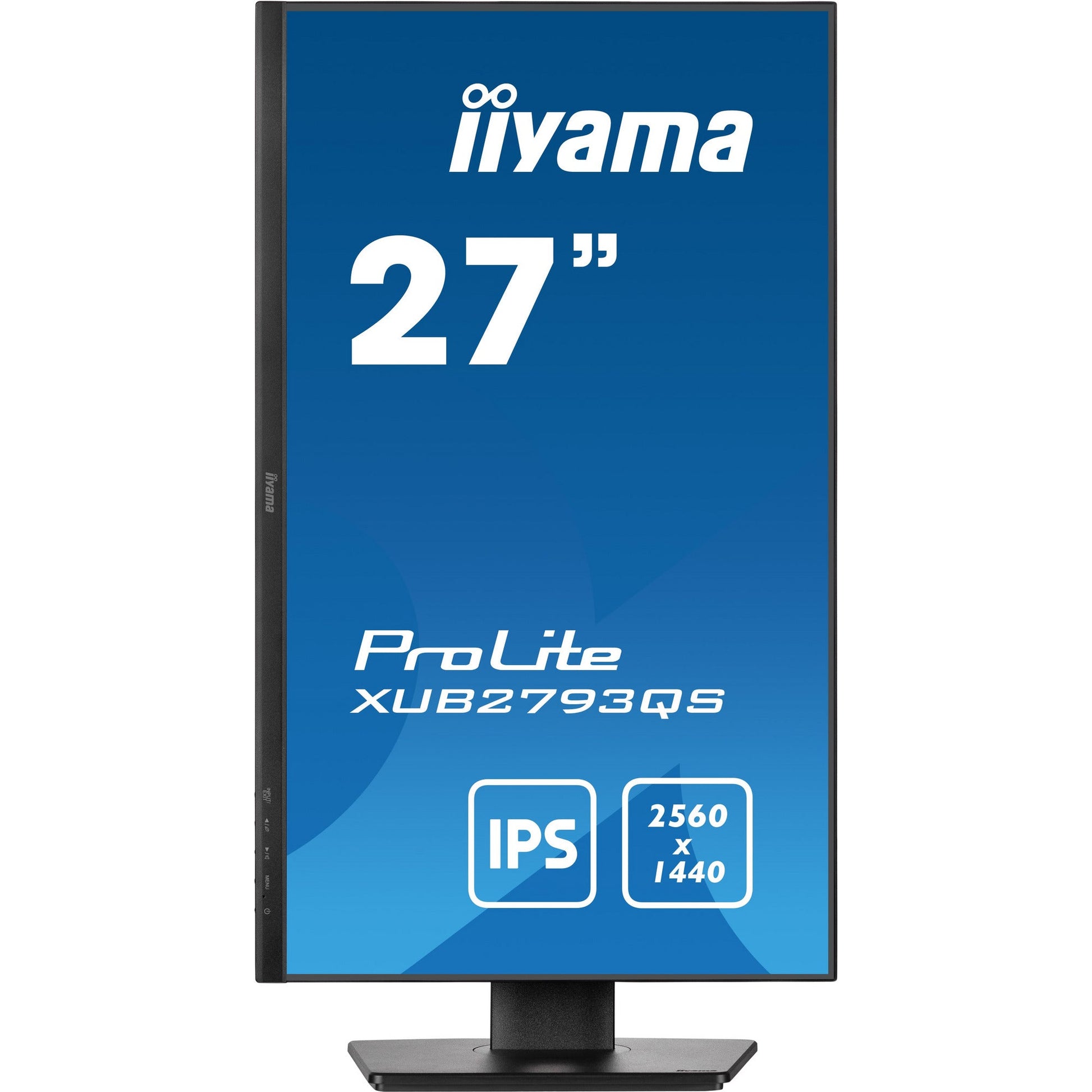 Dark Cyan Iiyama ProLite XUB2793QS-B1 27” WQHD 2560 x 1440 IPS Monitor with Height Adjust Stand