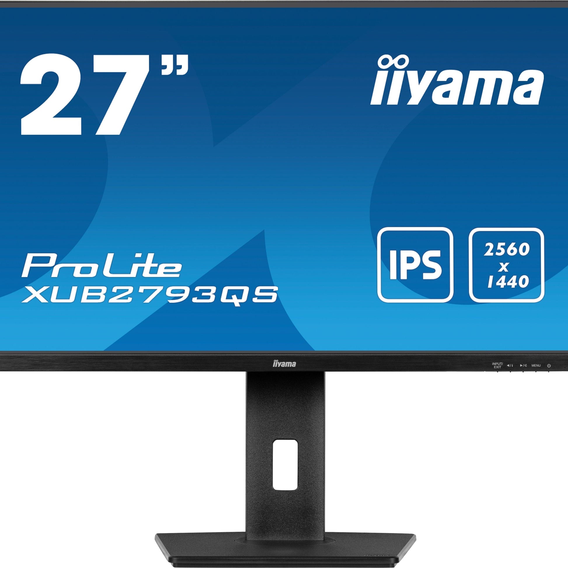 Dark Cyan iiyama ProLite XUB2793QS-B6 27" IPS 100Hz WQHD Display with Height Adjust Stand