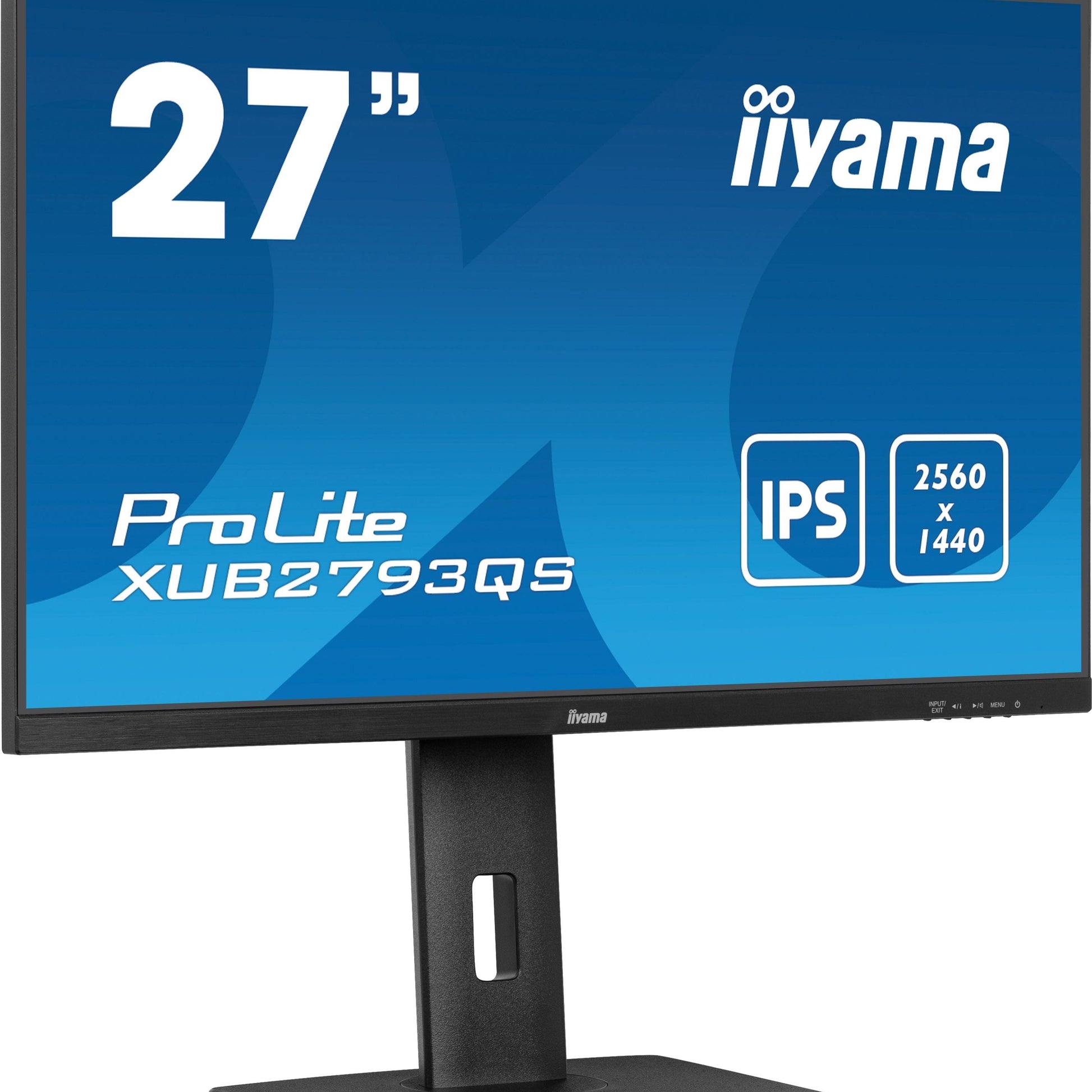 Dark Cyan iiyama ProLite XUB2793QS-B6 27" IPS 100Hz WQHD Display with Height Adjust Stand