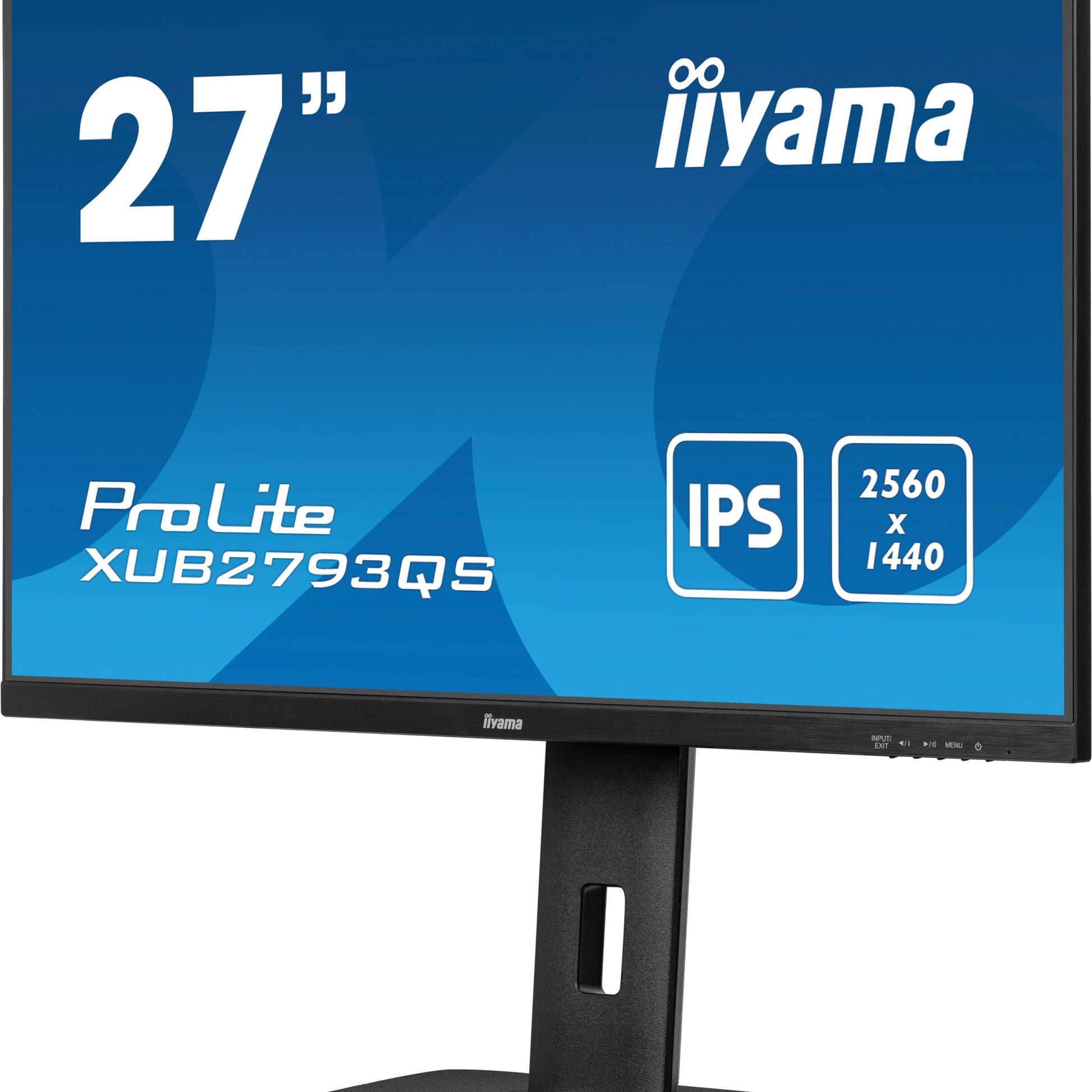 Dark Cyan iiyama ProLite XUB2793QS-B6 27" IPS 100Hz WQHD Display with Height Adjust Stand